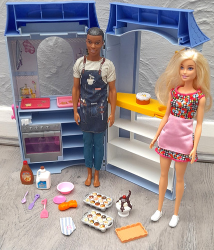 Barbie bake shop cafe - shop, play