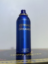 Versace The Dreamer Deodorante Vintage Spray • Flacone Alluminio Blu • Usurato