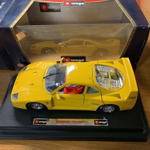 Burago ferrari giallo - burago, modena