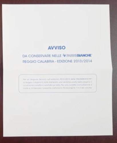 Avviso correzione pagine - avviso,