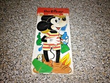 KIT WALT DISNEY TOPOLINO 1971 PUPAZZO IN CARTONE+VESTITI DA RITAGLIO BLISTERATO