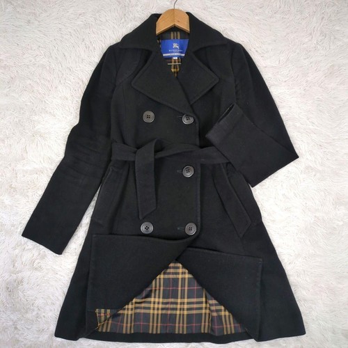 Cappotto lungo burberry blue - cappotto,