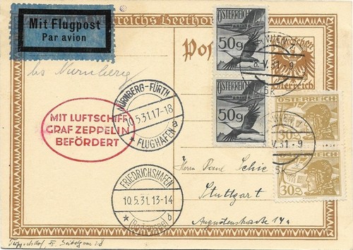 Zeppelin 1931 viaggio a - dr, 1931,