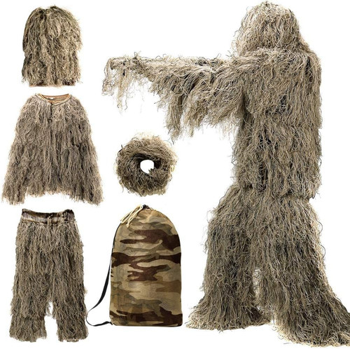 3d camouflage ghillie - 5-in-1,