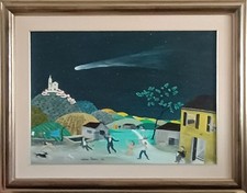 Quadro Naif "La Stella Cometa"