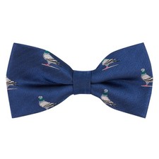 Papillon Ricamato A Vela Blu