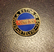 Spilla Scuola Estiva di Sci Stelvio Agonistico - Smaltata - Vintage anni 60/70