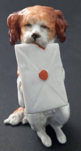 Victorian ceramic terrier dog - victorian,
