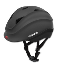 CASCO DA EQUITAZIONE PER BAMBINI SWING K4 MISURA REGOLABILE DAL 45 AL 53 CM NERO