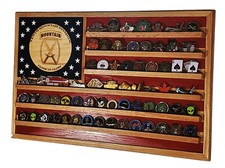 Bandiera esposizione monete sfida 10° divisione montagna esercito USA 70-100 monete trad