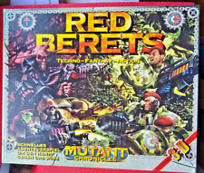 MUTANT CHRONICLES RED BERETS BOARDGAME GERMAN DEUTSCHE - COMPLETE NO MINIATURES
