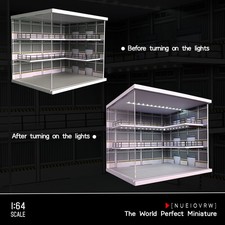 Diorama 1:64 tre piani garage