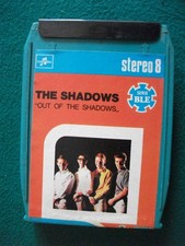 Cassetta Stereo8 THE SHADOWS Out Of The Shadows Emi 3C 334-50726 serie Ble