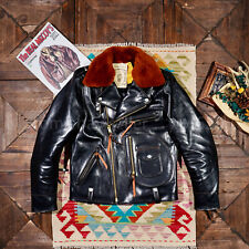 Giacca pelle bovina full grain