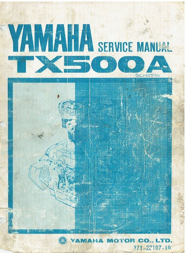 Yamaha tx500a manuale - yamaha,