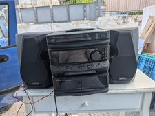 Impianto stereo Kenwood RXD-F1 CD Cassette Vintage Con Altoparlanti LS-F1 