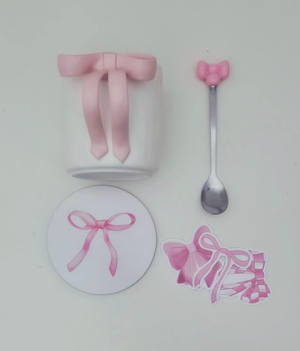 Box regalo tema fiocco - box, 4pz-set