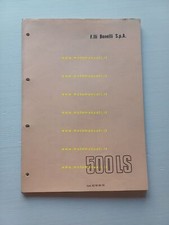 Benelli 500 LS 1976 catalogo ricambi originale spare parts catalogue