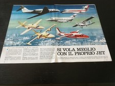1971 JET PERSONALI MODELLI DATI TECNICI ITALIANI ESTERO AEREI LEGGERI EPOCA