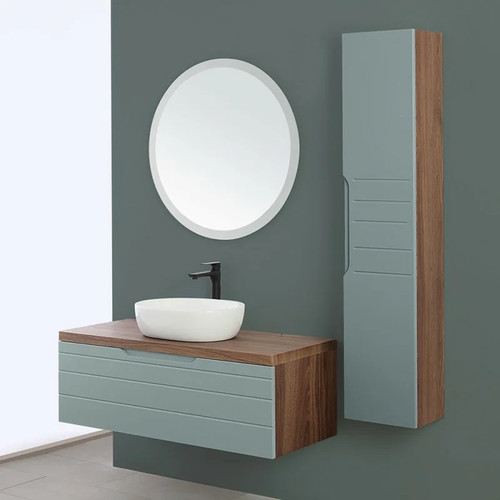 Mobile bagno sospeso - , noce