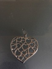 Ciondolo A Forma Di Cuore - Color Argento