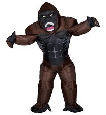 VESTITO CARNEVALE GORILLA COSTUME GONFIABILE TRAVESTIMENTO PER ADULTI