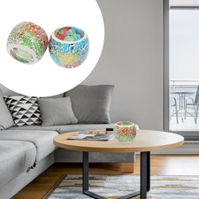 2 Pcs Vasetti Per Candele Barattoli Decorazione Tavolo Da Pranzo
