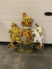 Royal Coat Of Arms - Plaque - Scultura - Araldica - Stemma Reale Inglese