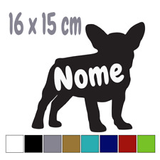 Bulldog Francese Francie Adesivo XL personalizzato vari colori razze canine