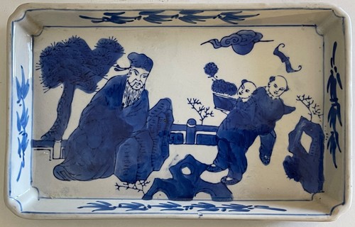 Chine petit plat porcelaine - petit, en