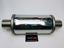 SILENZIATORE SPORTIVO UNIVERSALE ACCIAIO INOX POWESPRINT 50 mm MARMITTA 