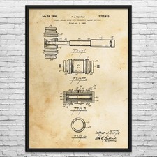 Judges Gavel Patent Wall Art