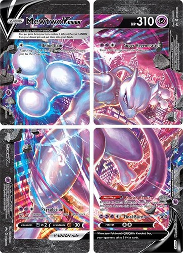 Mewtwo union set - set, pokemon