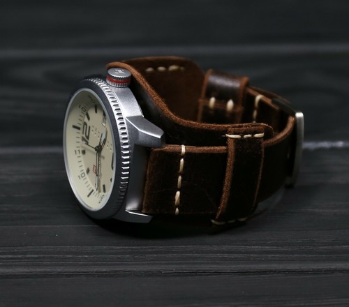 Cinturino orologio pelle