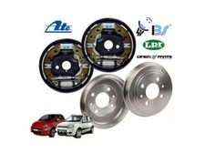 KIT GANASCE FRENI POSTERIORI COMPLETI CON TAMBURI 180 MM FIAT PANDA 169 500 +ABS