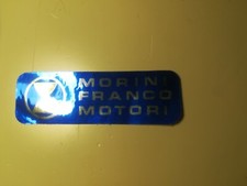 Adesivo sticker vintage anni 80 casco moto auto stereo MORINI FRANCO MOTORI