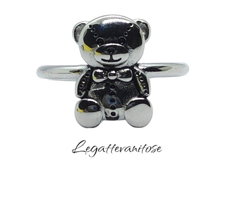 Anello con orsetto - con,