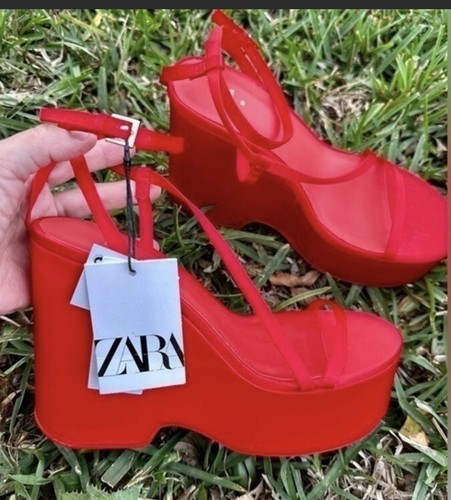 Zara sandali plateau raso - zara,