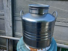 FUSTO ACCIAIO INOX 30 LITRI PER OLIO