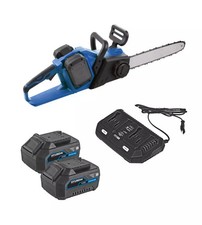 MOTOSEGA A BATTERIA HYUNDAI "25300" BARRA OREGON 35 CM 2 BATTERIE 20V 4AH E C...