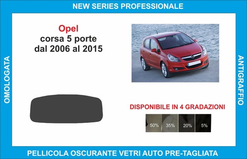 Pellicole oscuranti vetri opel - pellicole,