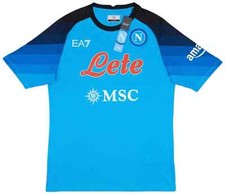 Maglia Napoli 2022-2023 Armani EA7 Authentic Home Football Shirt Nuova Originale