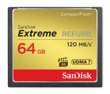 Scheda di memoria CompactFlash SanDisk CF Extreme 64 GB 120 MB/s SDCFXS-64G 64 GB