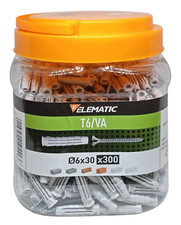 300x Tasselli da 6 muro universali 6x30 per calcestruzzo mattoni pieni forati