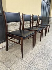 Set 4 SEDIE DANESI ANNI 60 VINTAGE INTERIOR DESIGN MODERNARIATO home Decor Loft