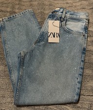 ZARA NEW JEWEL JEANS VITA ALTA