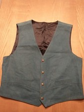 Gilet vintage pelle - gilet,