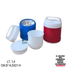 THERMOS PORTAVIVANDE TERMICO 1,4 LT CON 2 SCOMPARTI E INTERNO IN VETRO 90525