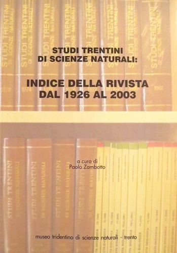 Studi trentini scienze - trentini, di