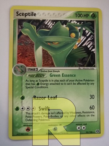Sceptile smeraldo 10 106 - ex,